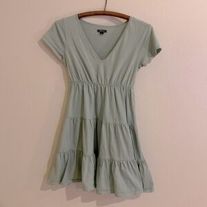 Wild Fable sage green babydoll dress size small